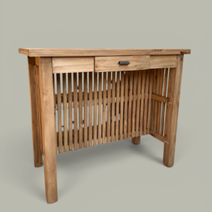 Desayunador 1.20 m Varillada con Cajón | Basket Shop