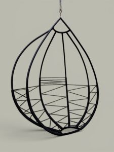 Hamaca Gota Yute Negra – Caño 120 kg | Basket Shop