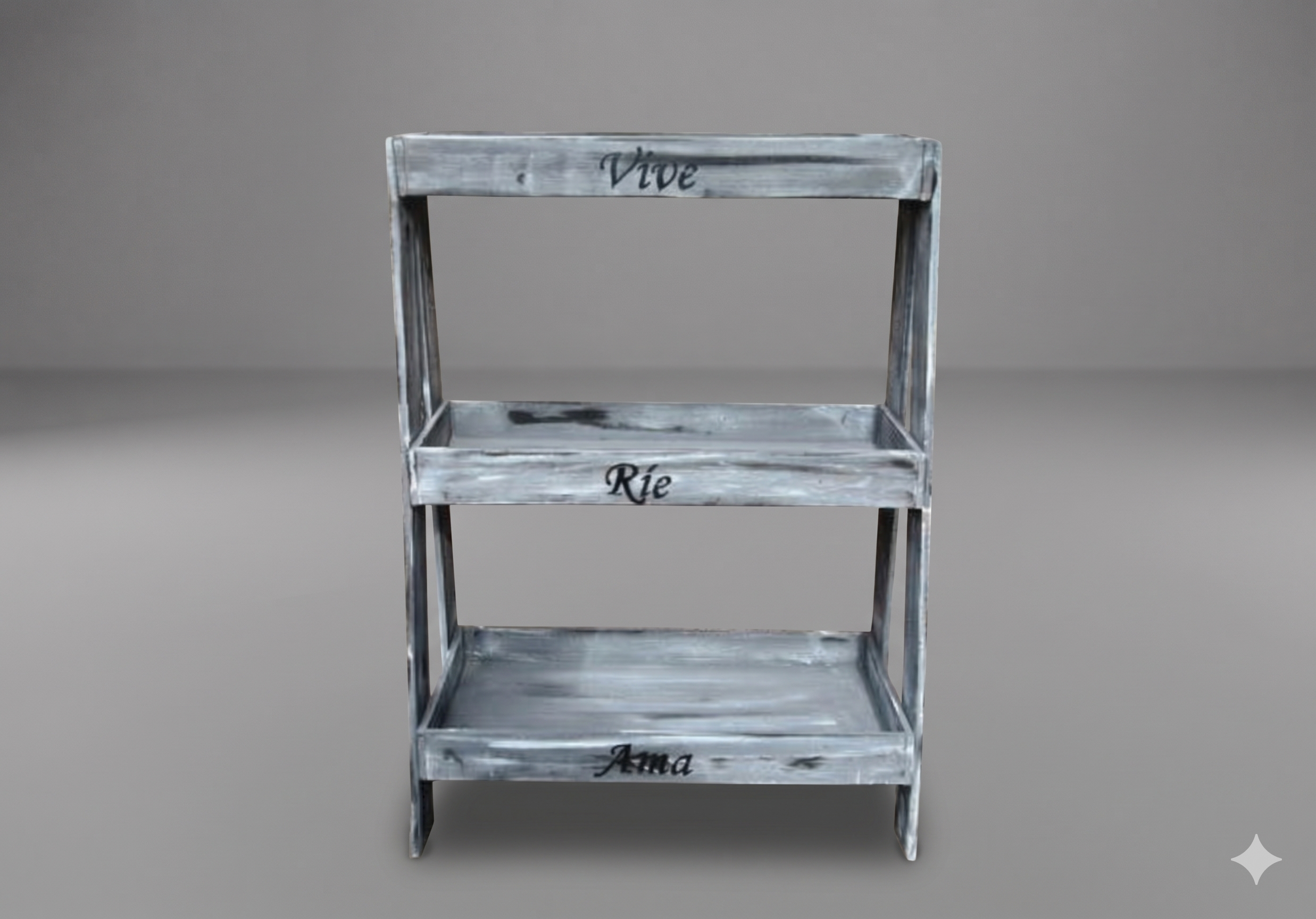 Macetero 3 Estantes Modelo Gabi Gris 63 cm | Basket Shop