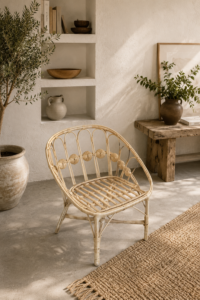 Sillón Rulo Mimbre 65 cm – Living | Basket Shop