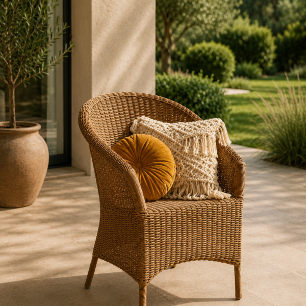 Sillón Niza – Caña y Tejido Hilo Craft | Basket Shop