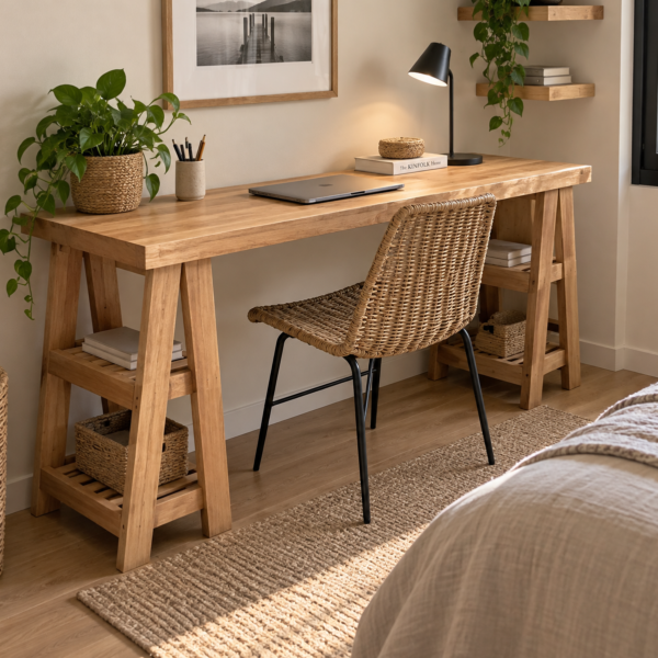 Escritorio Caballete 1.20 m – Home Office | Basket Shop