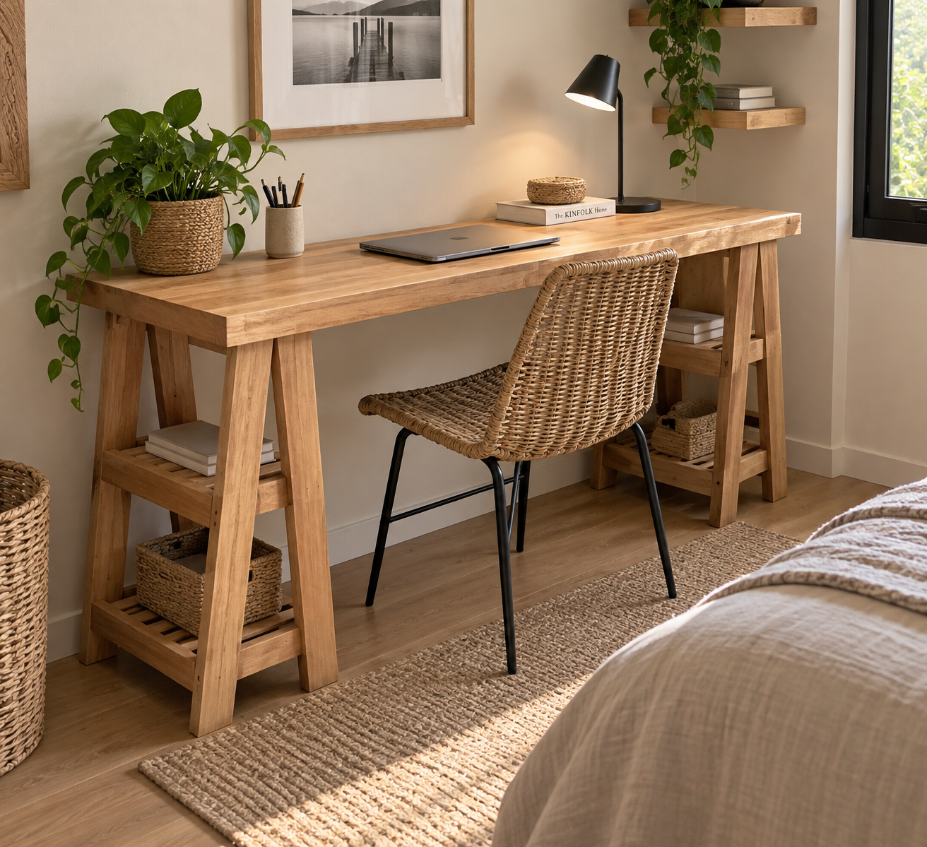 Escritorio Caballete 1.20 m – Home Office | Basket Shop