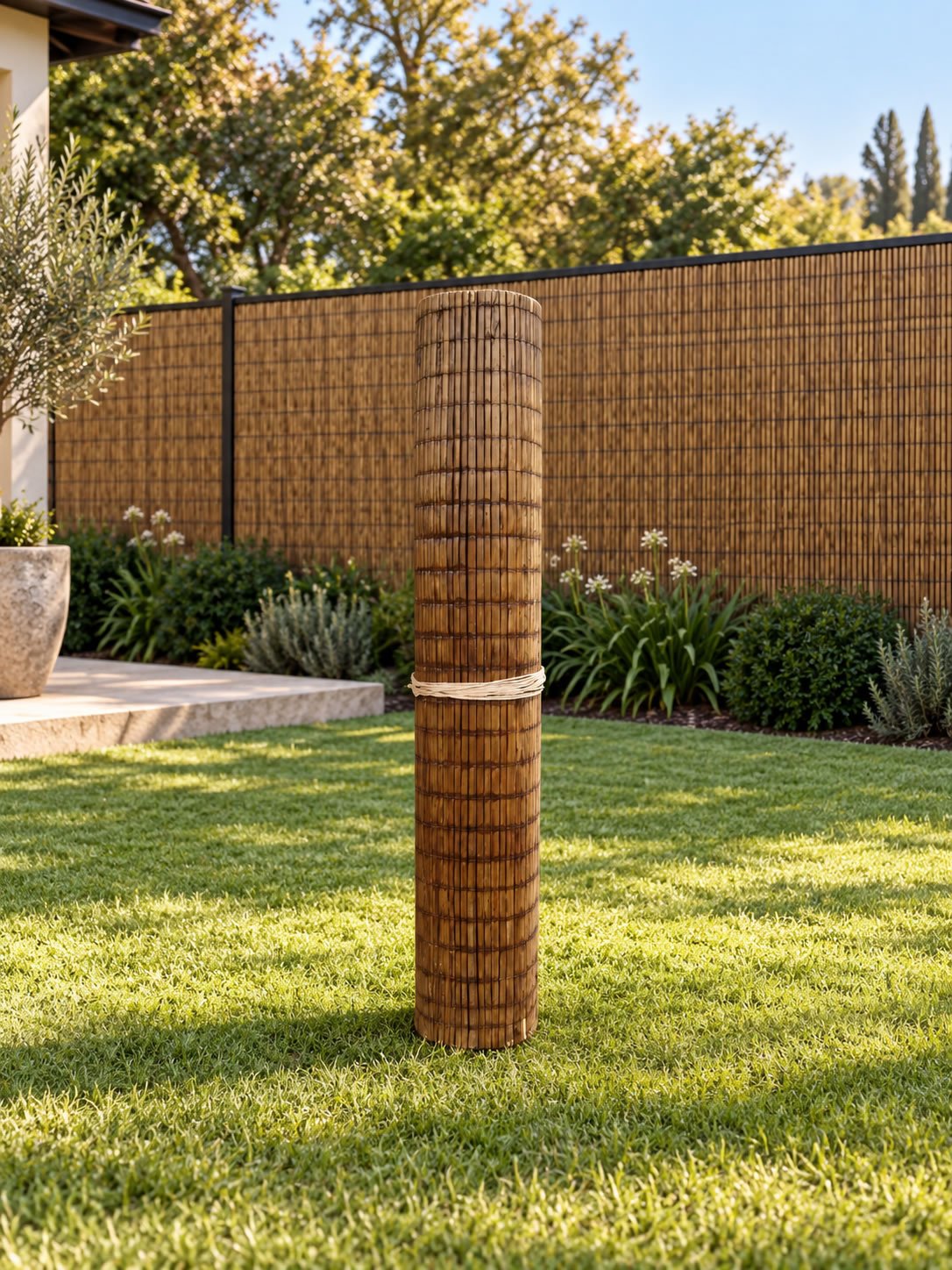 Rollo de Junco Pintado 1 m x 10 m – Cerco | Basket Shop