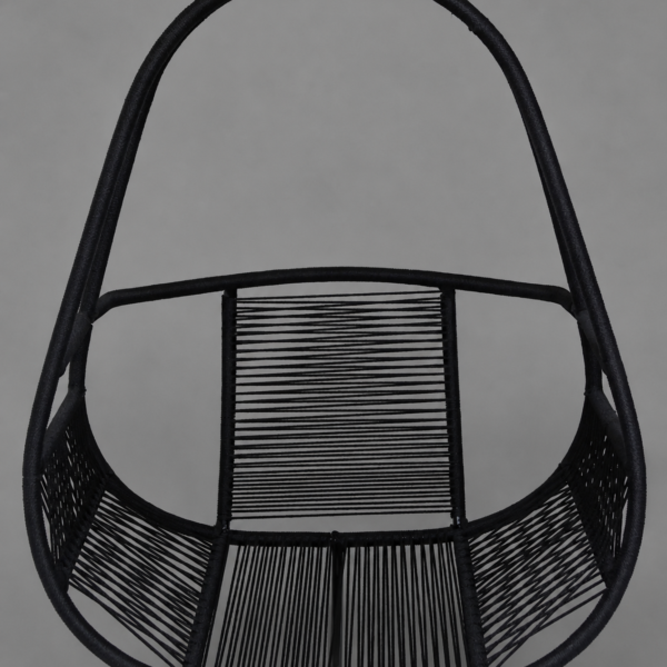 Silla Hamaca Tailandesa Yute Negro 140 kg | Basket Shop