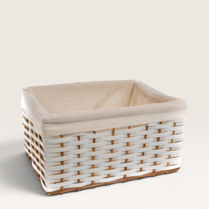Canasto Suncho Sintético con Tela 40x30 cm | Basket Shop