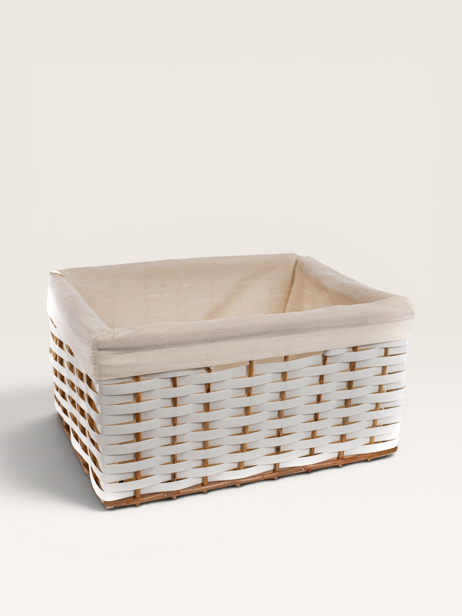 Canasto Suncho Sintético con Tela 40×30 cm | Basket Shop