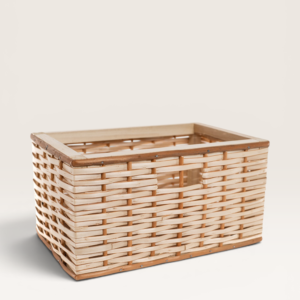 Canasto de Mimbre Sin Pintar 40x30 cm | Basket Shop