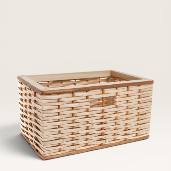 Canasto de Mimbre 50x40 cm Sin Pintar | Basket Shop