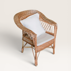 Sillón Monseñor Mimbre Clarito 68 cm | Basket Shop