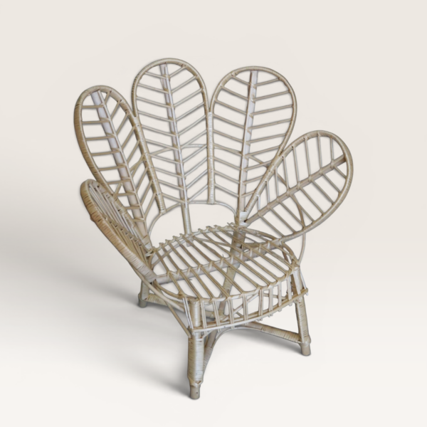 Sillón de Niño Modelo Flor – Mimbre | Basket Shop