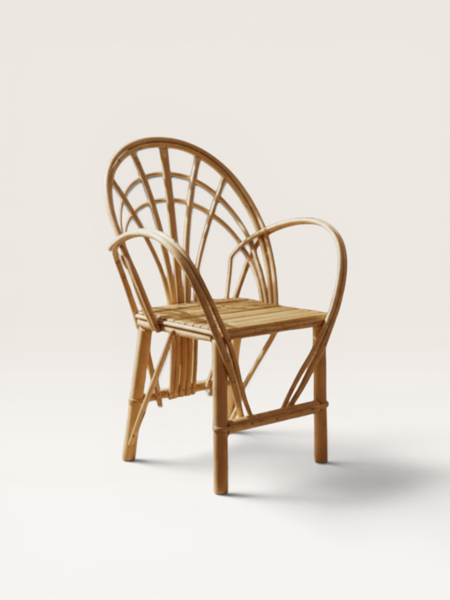 Sillón de Palo de Mimbre – Estilo Clásico | Basket Shop