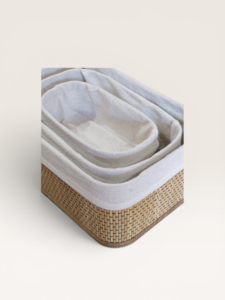 Canasto Organizador Bambú Chico 20×12 cm | Basket Shop