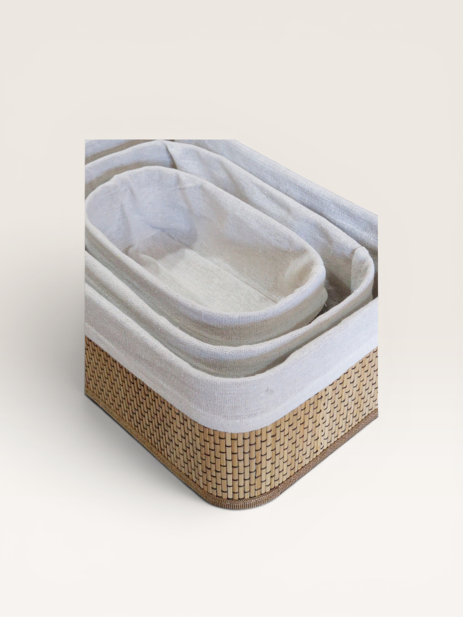 Canasto Organizador Bambú Chico 20×12 cm | Basket Shop