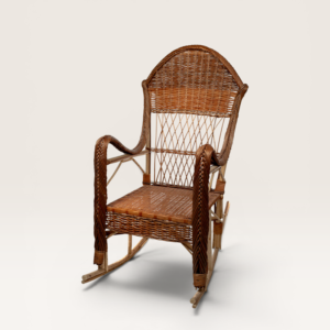 Sillón Mecedor Mimbre Sin Pintar | Basket Shop