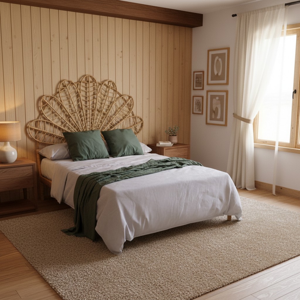 Respaldo de Cama Mimbre 1.60 m – Dormitorio | Basket Shop