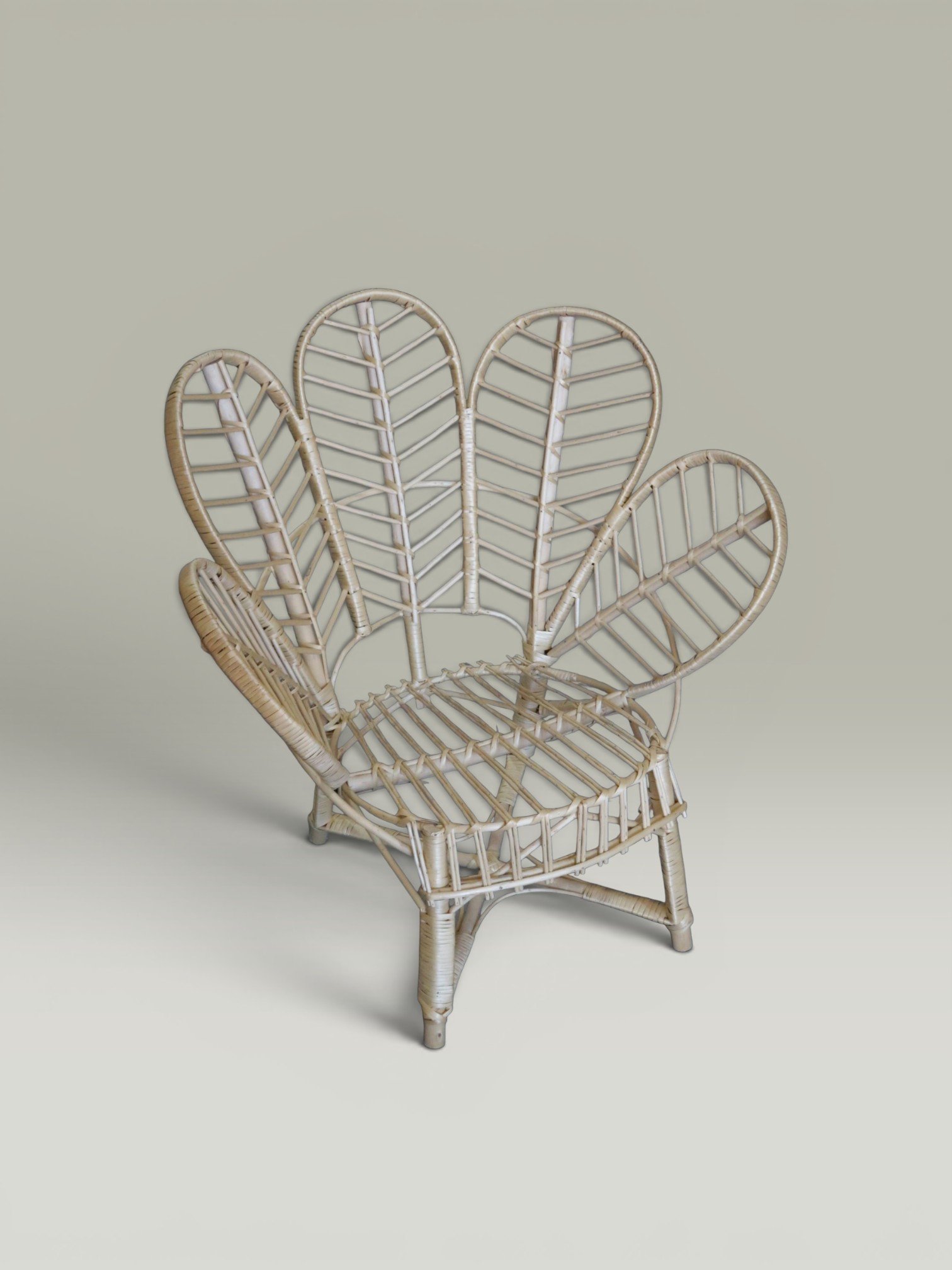 Sillón Flor Mimbre 95×95 cm – Living | Basket Shop