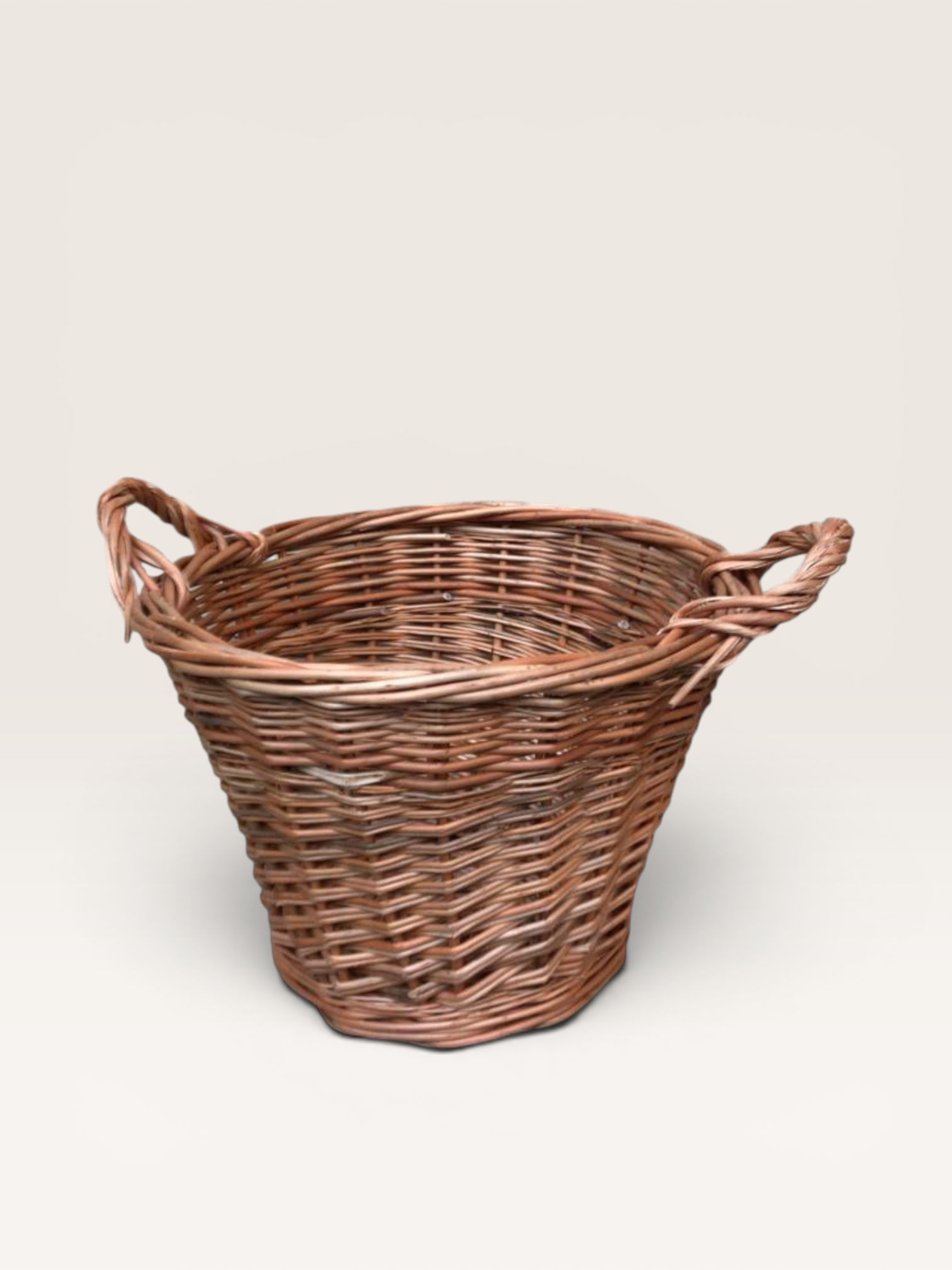 Leñero Cónico 45 cm Boca Mimbre | Basket Shop