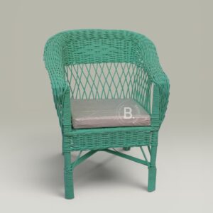 Sillón Mimbre Acqua – Sin Almohadón | Basket Shop