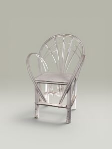 Sillón de Palo de Mimbre Pintado | Basket Shop