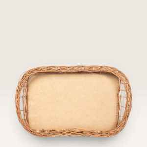 Bandeja de Mimbre Rectangular Mediana 50 cm | Basket Shop
