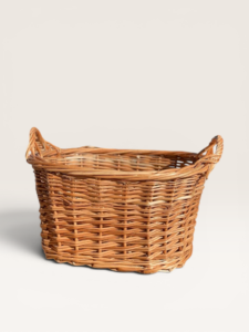 Leñero Oval Grande 60 cm Mimbre | Basket Shop