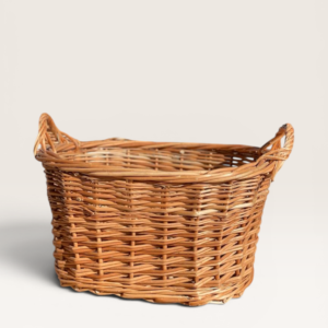 Leñero Oval Mediano 50 cm Mimbre | Basket Shop