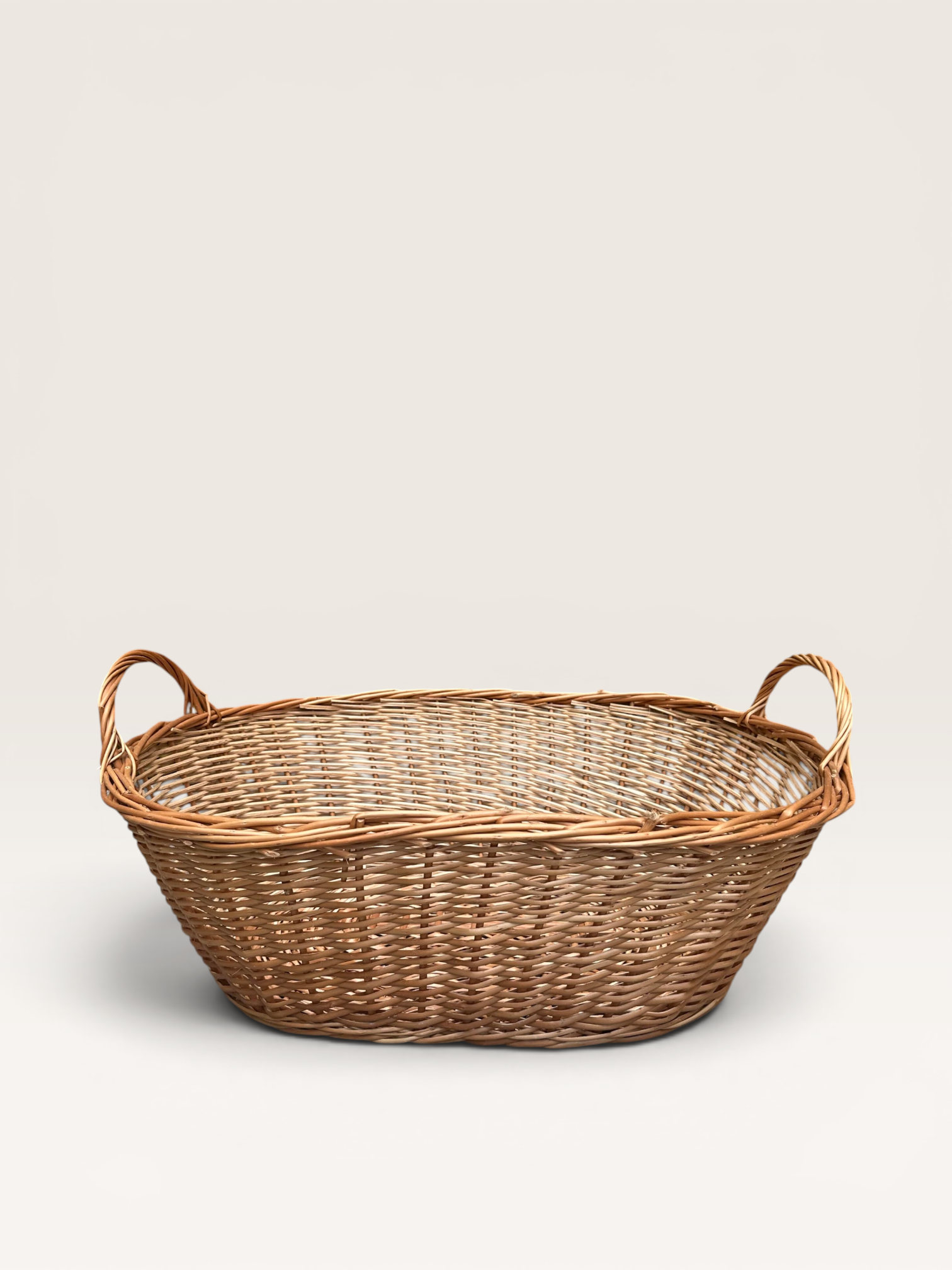 Canasto Leñero Oval Grande 70 cm Mimbre | Basket Shop