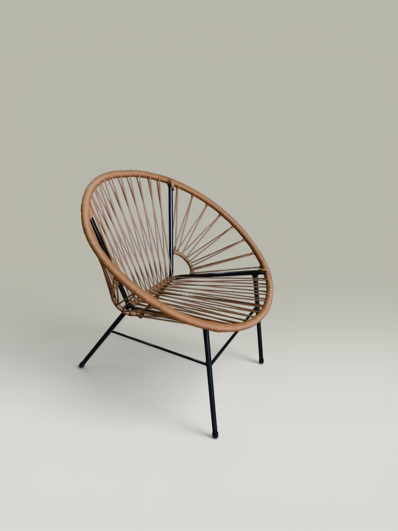 Sillón Capri – Yute Marrón | Basket Shop