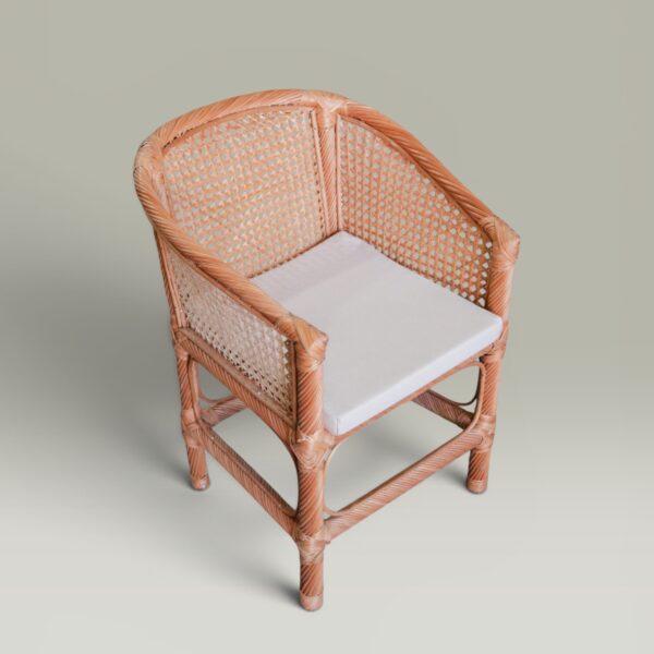 Sillón Entorchado Mimbre Marrón 65 cm | Basket Shop