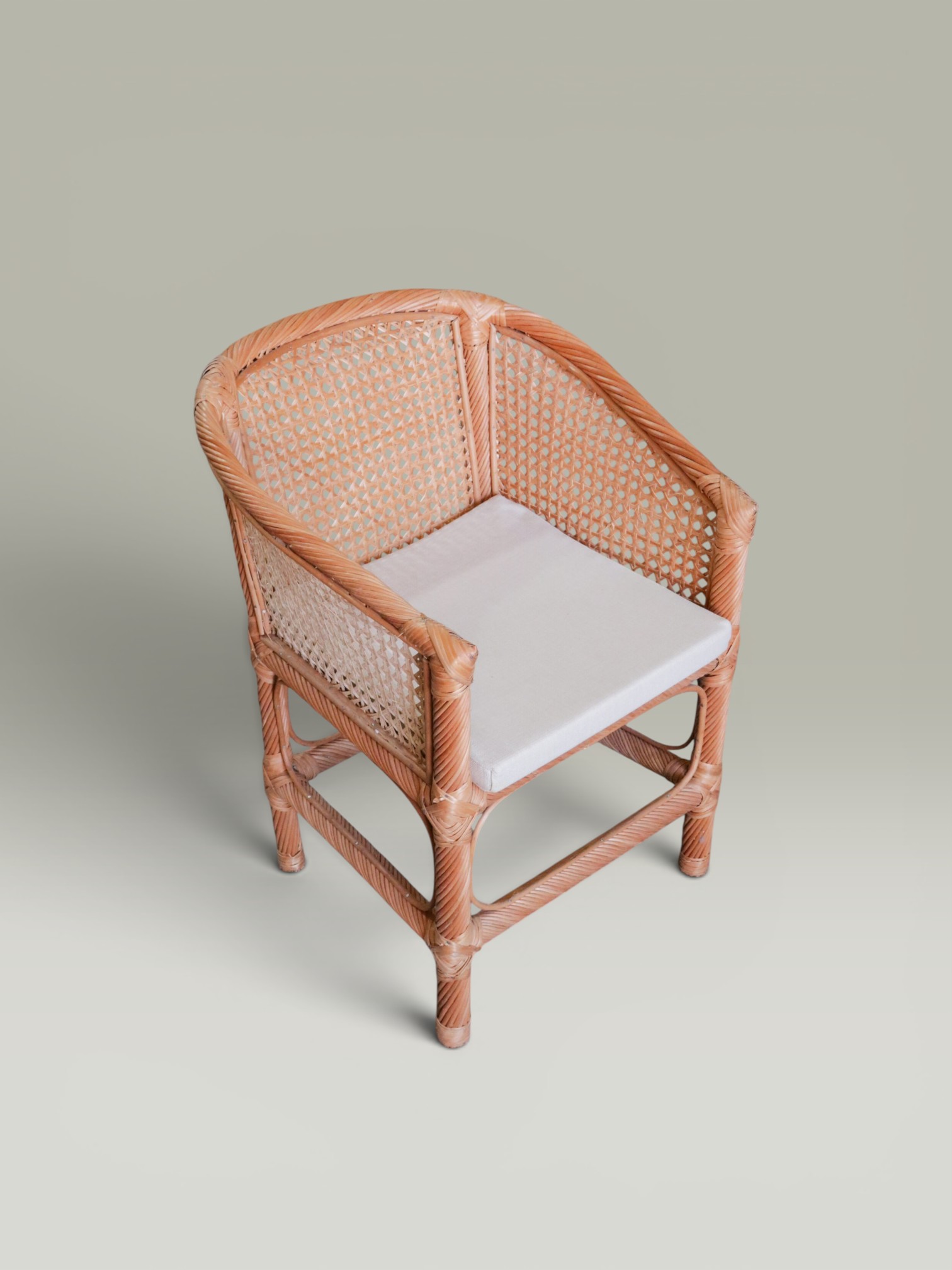 Sillón Entorchado Mimbre Natural 65 cm | Basket Shop