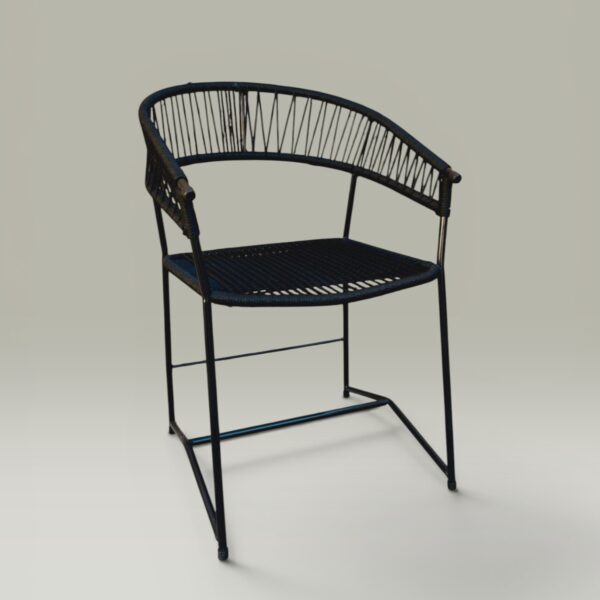 Sillón Curvo Símil Yute – Caño 120 kg | Basket Shop