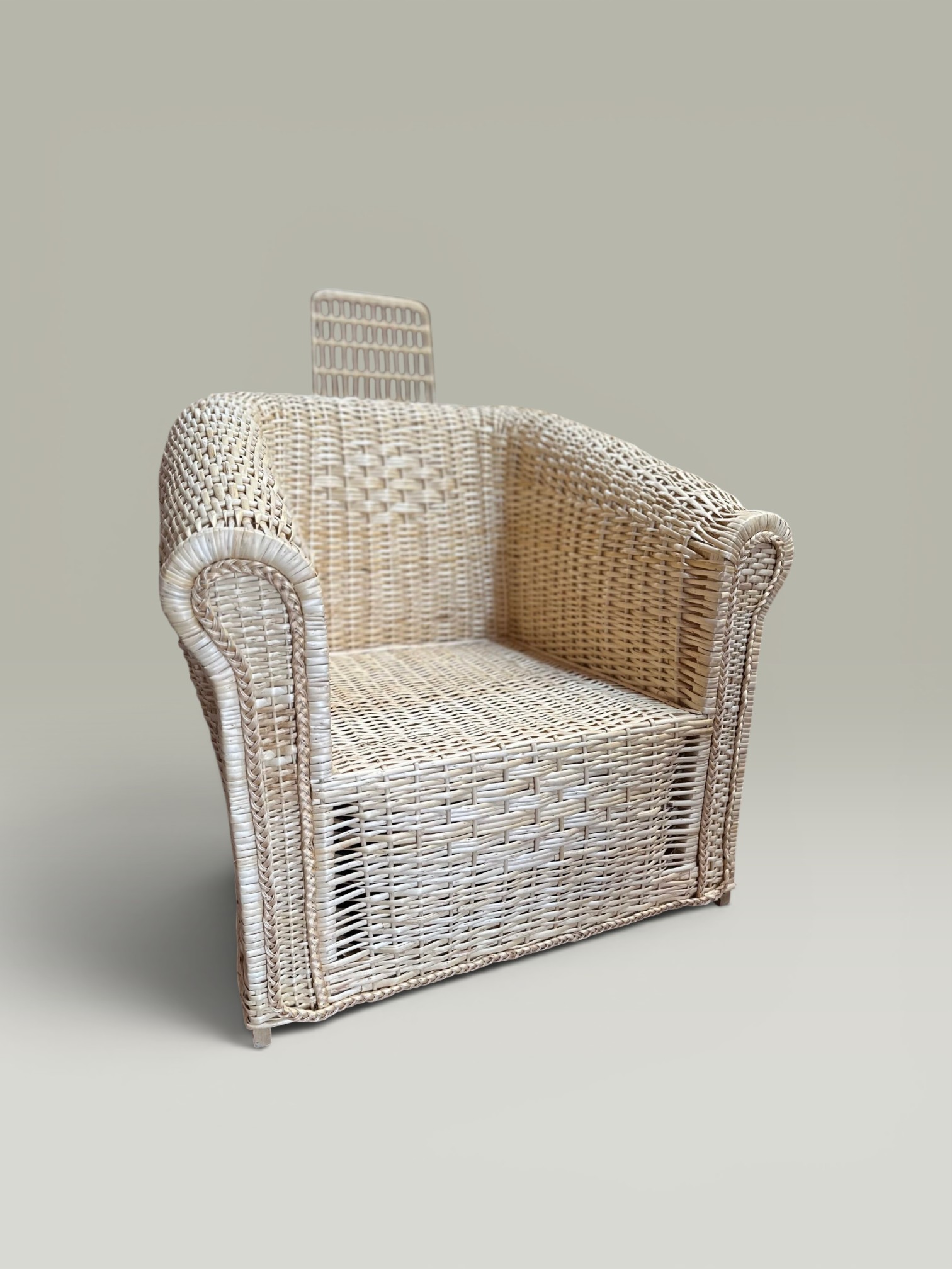 Sillón Valdivia Mimbre Clarito 80 cm | Basket Shop