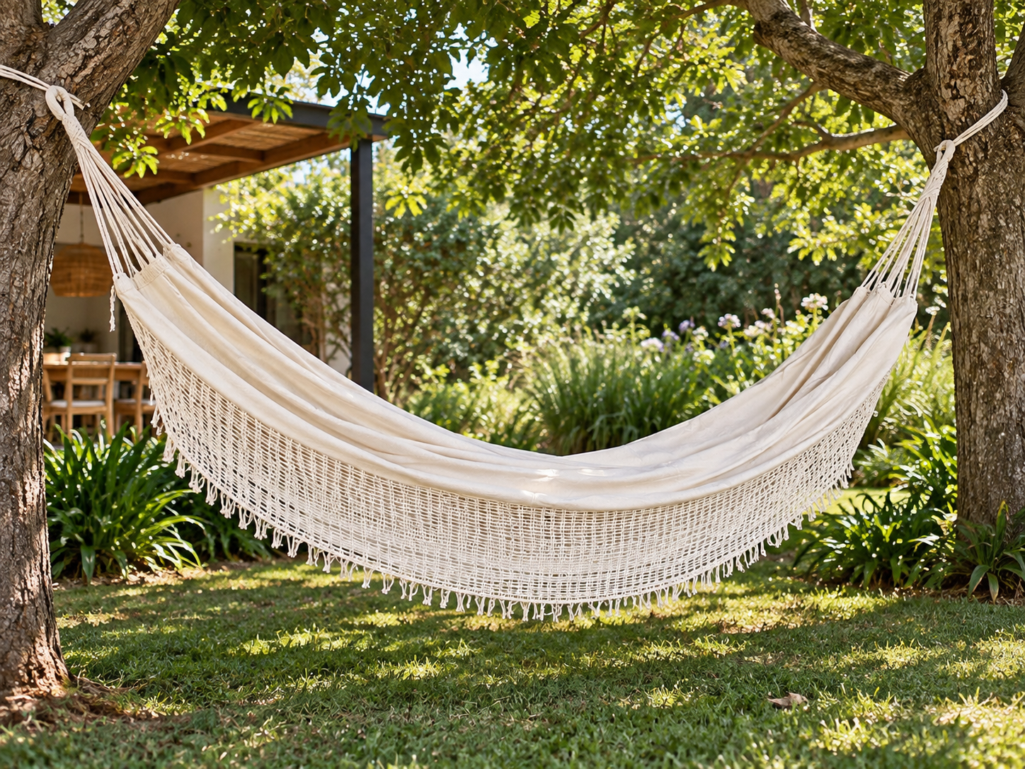 Hamaca Paraguaya Natural 1.50 mts de ancho – Basket Shop